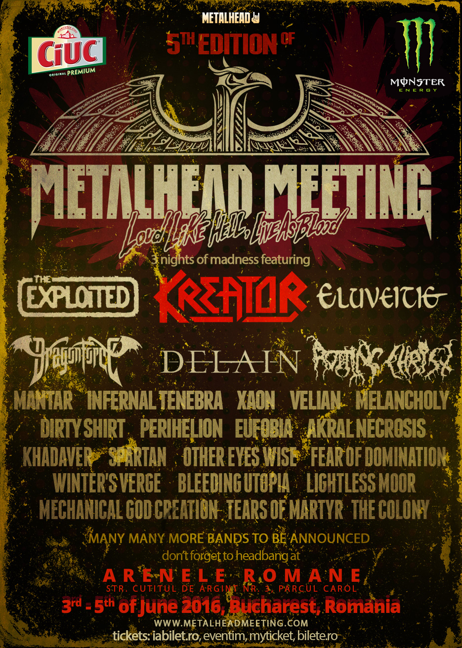 Inca 12 confirmari la Festivalul METALHEAD Meeting