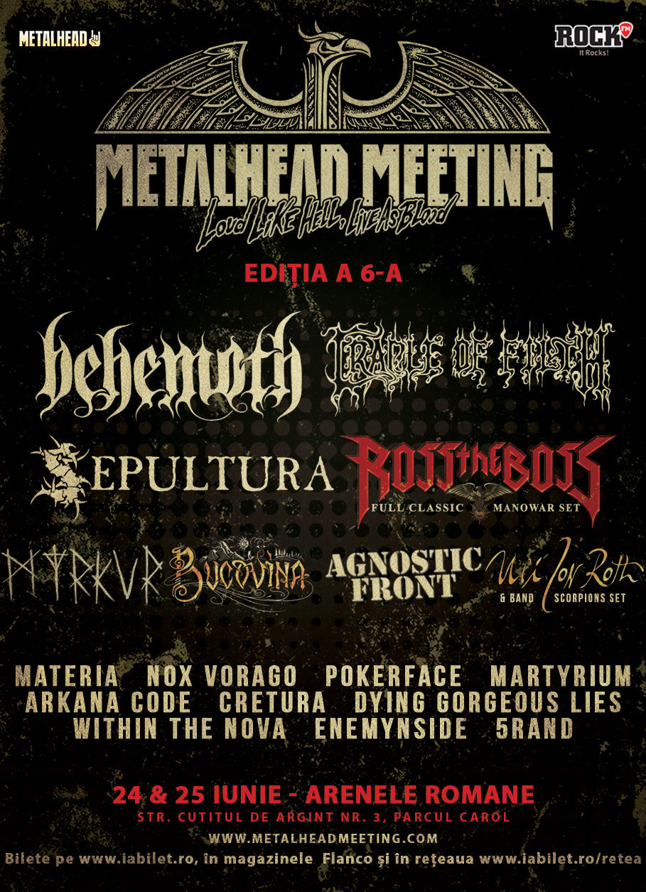 Metalhead Meeting 2017: afisul final, programul si bilete de o zi